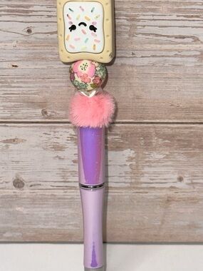 Pastel Pink & Purple Pop-Tart Decorative Pen